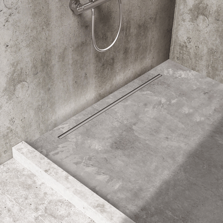 Canal de scurgere liniar de podea Balneo Slim & Low ProLine Gun Metal 60 cm