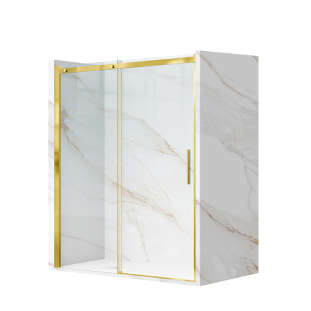 Ușă de duș glisantă Balneo Porta – Auriu 120 cm