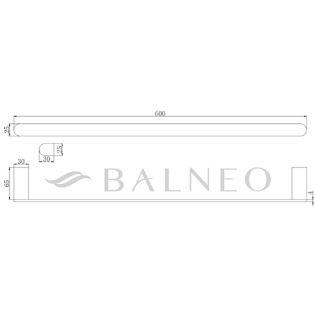 Balneo Qarx cupru umeraș model 2