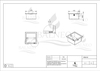 Suport hârtie igienică Balneo Wall Box Paper 1 Copper cupru îngropat în perete din oțel inoxidabil