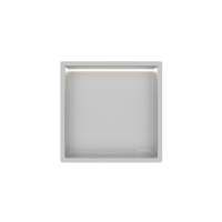 Balneo Wall Box LED raft încastrat Inox 30 x 30 x 10 cm