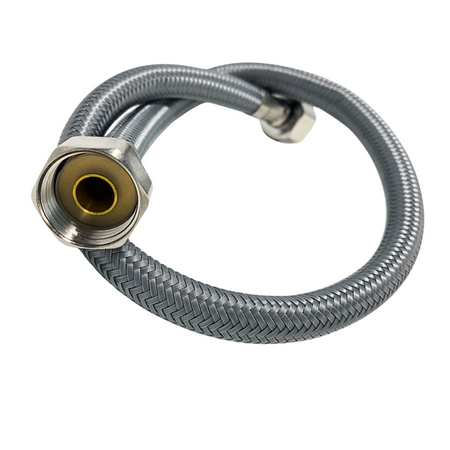 Balneo Furtun de conectare PEX, gri împletit 1/2" x 1/2" 40 cm