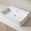 Lavoar pe blat Balneo Neria 60 x 42 cm alb din ceramică