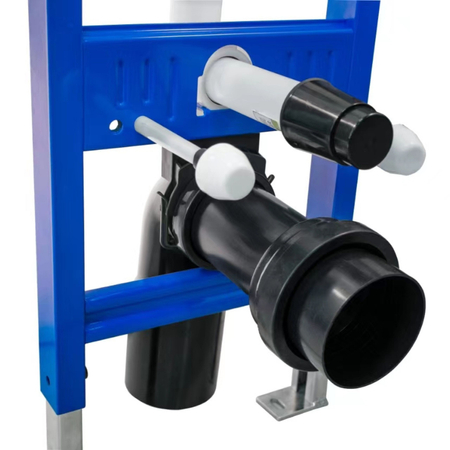 Set WC încastrat Balneo cadru Fix-Frame Narrow cu vas WC alb Luxa Tornado