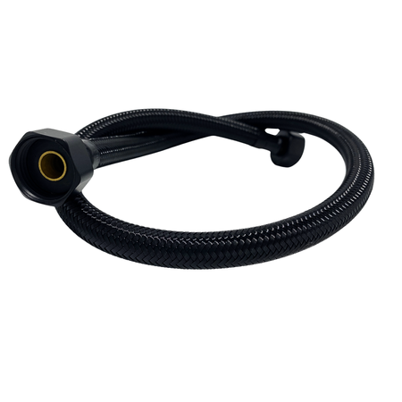 Balneo PEX furtun de conectare negru 1/2" x 1/2" 60 cm