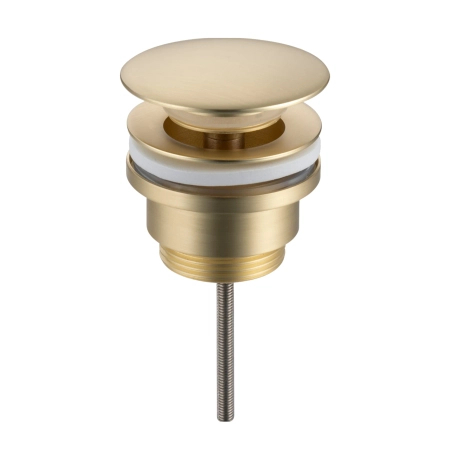 Dop de chiuvetă din alamă Balneo Klik Klak D, auriu, universal – Brushed Gold