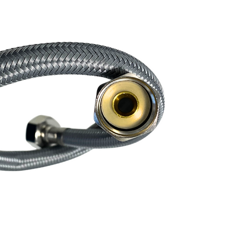 Balneo Furtun de conectare PEX, gri împletit 1/2" x 1/2" 40 cm