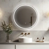 Oglindă rotundă iluminată Balneo Sun 70 cm