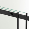 Ușă de duș glisantă Balneo Porta – Negru 110 cm