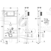 Cadru îngropat WC Balneo Fix-Frame Slim Next
