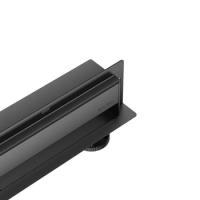Sifon liniar de perete Balneo W-Drain NEXT 2 în 1 60 cm negru cu două fețe