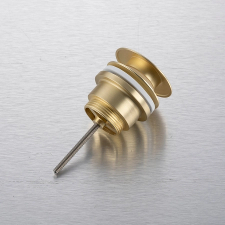 Dop de chiuvetă din alamă Balneo Klik Klak D, auriu, universal – Brushed Gold