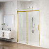 Ușă de duș glisantă Balneo Porta – Auriu 120 cm