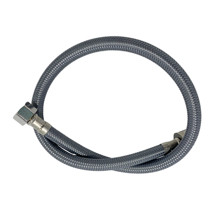 Balneo Furtun de conectare PEX, gri împletit 1/2" x 3/8" 60 cm