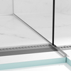 Profil de pantă Balneo inox pentru sticlă dreapta 120 cm