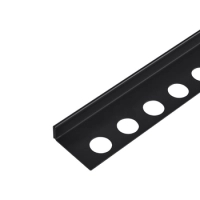 Profil de pantă Balneo negru de pardoseală stânga 120 cm