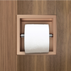 Suport hârtie igienică Balneo Wall Box Paper 1 Copper cupru îngropat în perete din oțel inoxidabil