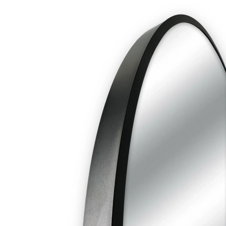Oglindă rotundă Balneo Corina neagră 80 cm
