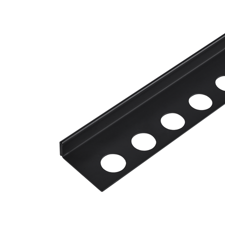 Profil de pantă Balneo negru de pardoseală dreapta 120 cm