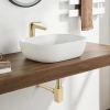 Sifon de chiuvetă din alamă Balneo, auriu, pătrat – Brushed Gold