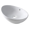 Lavoar pe blat Balneo Zerra 59 x 39 cm alb din ceramică