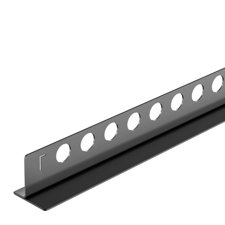 Bandă de podea Balneo Gun Metal stânga 120 cm
