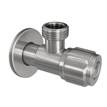 Robinet unghiular cu cap ceramic model 2 Inox 1/2 x 3/8