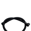 Furtun de conectare Balneo PEX negru împletit 1/2" x 1/2" 30 cm