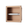 Suport hârtie igienică Balneo Wall Box Paper 1 Copper cupru îngropat în perete din oțel inoxidabil