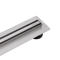Drenaj liniar de podea Balneo Slim & Low ProLine Inox 100 cm, cromat