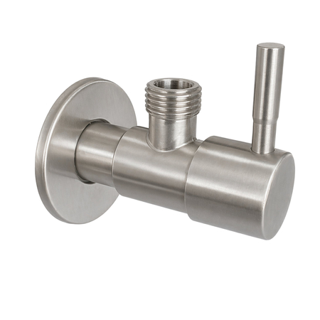 Robinet unghiular cu cap ceramic model 1 Inox 1/2 x 1/2