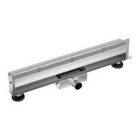 Sifon liniar de perete Balneo W-Drain NEXT 2 în 1 60 cm inox cu două fețe