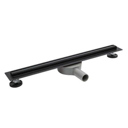 Rigolă liniară de pardoseală Balneo Slim & Low ProLine Black 100 cm negru