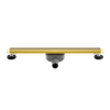 Rigolă liniară de pardoseală Balneo Slim & Low ProLine Gold 100 cm auriu