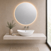 Lavoar pe blat Balneo Zerra 59 x 39 cm alb din ceramică