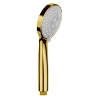 Pară de duș Balneo Cascade model 3 shiny gold
