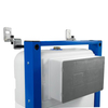 Set WC încastrat Balneo cadru Fix-Frame Narrow cu vas WC alb Luxa Tornado