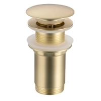 Dop de lavoar Balneo Klik Klak C Auriu fără preaplin – Brushed Gold