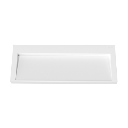 Lavoar Veloria Coco White Solid Surface cu sifon liniar 120 cm