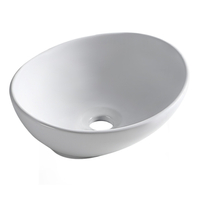 Lavoar pe blat Balneo Loren 42 x 33 cm alb din ceramică