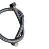 Furtun de conectare Balneo PEX, gri împletit 1/2" x 1/2" 30 cm