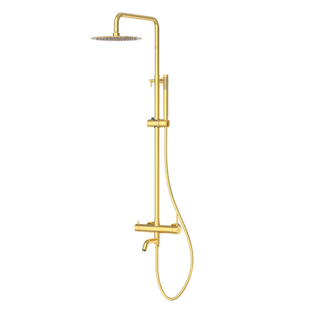 Balneo Cascade duș mixer set 1 aur strălucitor