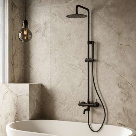 Balneo Cascade duș mixer set 1 negru