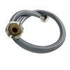 Balneo Furtun de conectare PEX, gri împletit 1/2" x 1/2" 40 cm
