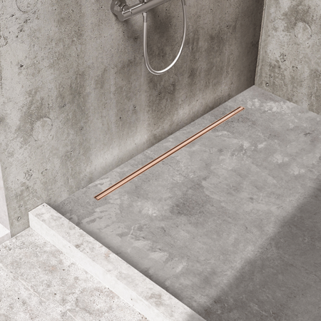 Canal de scurgere liniar de podea Balneo Slim & Low ProLine Copper 60 cm, din cupru