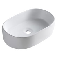 Lavoar pe blat Balneo Vilar 56 x 35,5 cm alb din ceramică