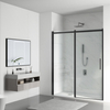 Ușă de duș glisantă Balneo Porta – Negru 110 cm
