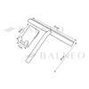 Ștergător de apă Balneo model 1 gri