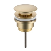 Dop de chiuvetă din alamă Balneo Klik Klak D, auriu, universal – Brushed Gold