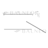 Profil de pantă pentru pardoseală Balneo Gun Metal, dreapta, 170 cm